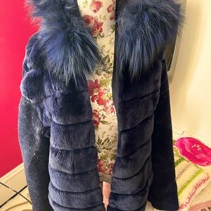 Blue Duck Fur Coat